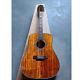 Zuwei Full Koa 12 Strings D-type Acoustic Electric Guitar Real Abalone Inlay Eq