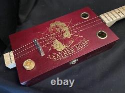 Démo vidéo de la guitare Cigar Box acoustique/électrique à 3 cordes d'Ellbogen Guitars