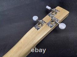 Ellbogen Guitars Cigar Box Guitar Acoustic/électrique 3 Cordes Démo Vidéo