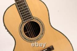 Guitare acoustique électrique 00042 avec table en épicéa, sillet et chevalet en os, incrustations en nacre et égaliseur