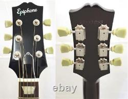 Guitare acoustique-électrique Epiphone E-160-E avec étui rigide F/S