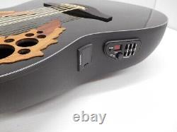 Guitare acoustique électrique Ovation Celebrity CE4412-5 S/N Noire à 12 cordes