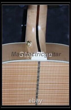 Guitare acoustique électrique creux en bois de rose à touche de frette 6 cordes livraison rapide