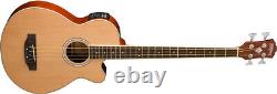 Guitare basse acoustique/électrique Washburn AB5K à 4 cordes AB5 (Naturelle)
