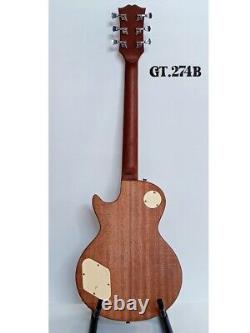Guitare électrique solide 6 cordes avec incrustations de nacre, vraie nacre blanche, faite à la main GT274B