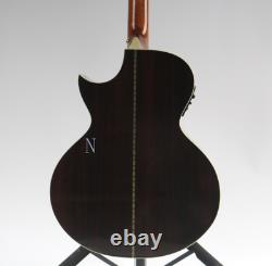 Guitare électro-acoustique 40'' avec table en épicéa massif, découpe en angle fermé