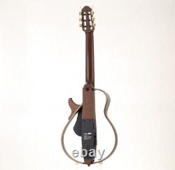 Guitare électro-acoustique Yamaha SLG200N à cordes en nylon, couleur naturelle, silencieuse