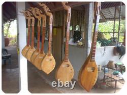 Mandoline folk thaïlandaise Laos Phin, instrument de musique à cordes acoustique électrique PS025