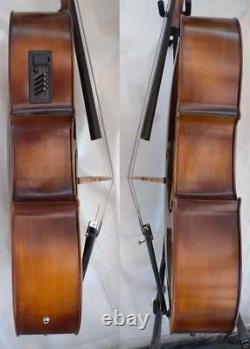 Nouveau violoncelle électrique 4/4 à 5 cordes en ébène massif, avec un son agréable.