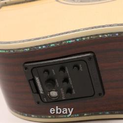 Nouvelles guitares acoustiques électriques de style MD, avec une table en épicéa massif et des incrustations en nacre