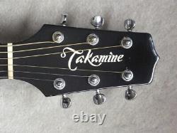 Takamine PT-106 Guitare Électro-Acoustique Noire d'Occasion en provenance du Japon
