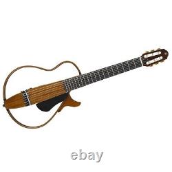 Yamaha SLG200NW Guitare électro-acoustique silencieuse à cordes en nylon, modèle à large manche, NEUVE